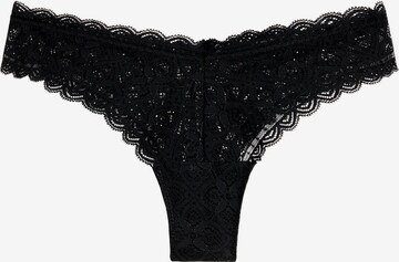 INTIMISSIMI Thong in Black: front