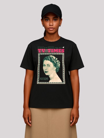 F4NT4STIC T-Shirt 'TV Times' in Schwarz: Vorderseite