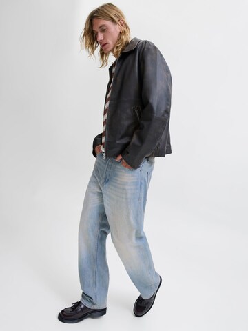 Wide Leg Jean 'JJIEddie JJOriginal' JACK & JONES en bleu