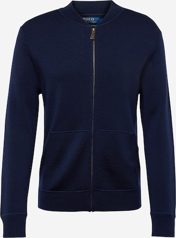 Polo Ralph Lauren Gebreid vest in Blauw: voorkant