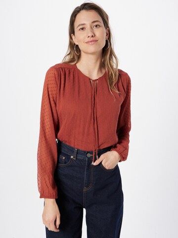 ABOUT YOU Blouse 'Stefanie' in Rood: voorkant