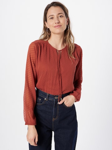ABOUT YOU Blouse 'Stefanie' in Rood: voorkant