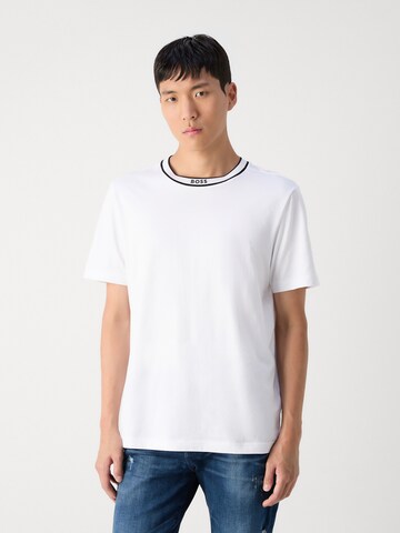 BOSS Shirt in Wit: voorkant
