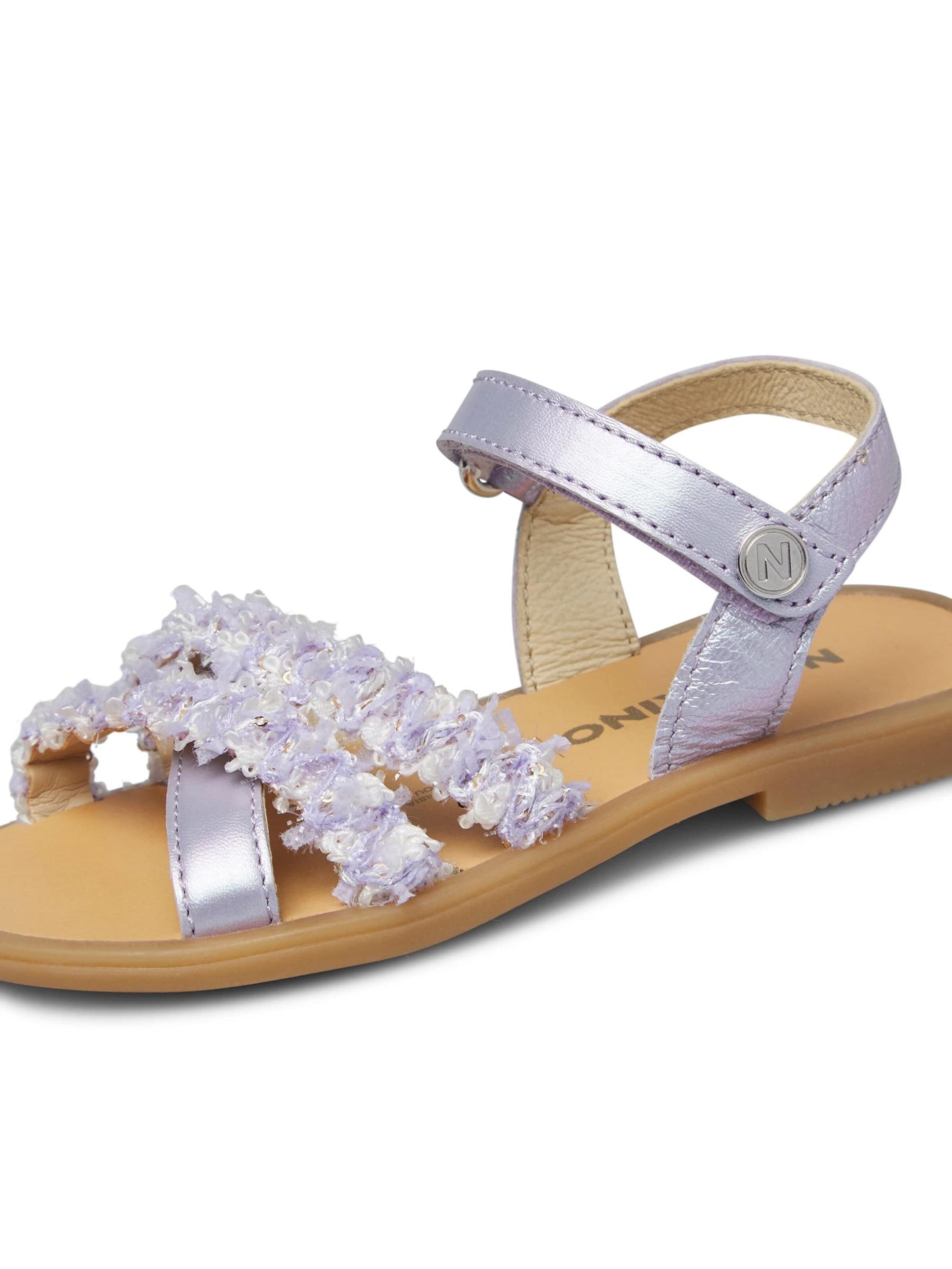 NATURINO Sandals 'LELMY' in Purple: front