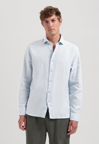 Coupe regular Chemise 'The Jagger' Dstrezzed en bleu : devant