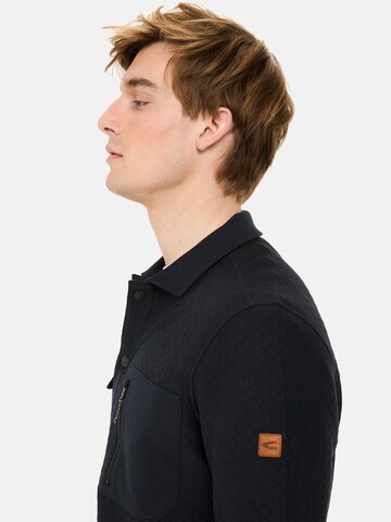 CAMEL ACTIVE Sweat-Overshirt mit Brusttaschen in Blau