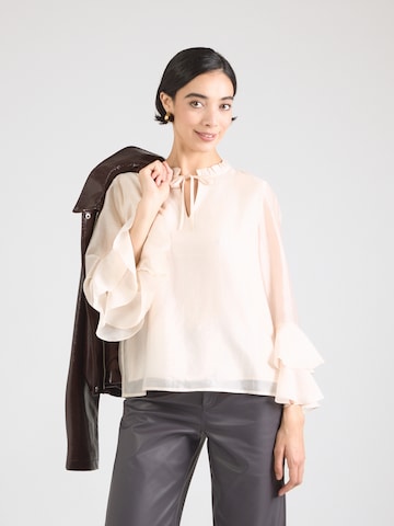 COMMA Μπλούζα σε μπεζ: μπροστά