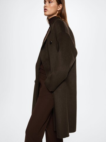 MANGO Between-Seasons Coat 'Picarol' in Brown