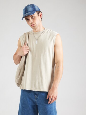 T-Shirt 'JCOINTERLUDE' JACK & JONES en beige : devant