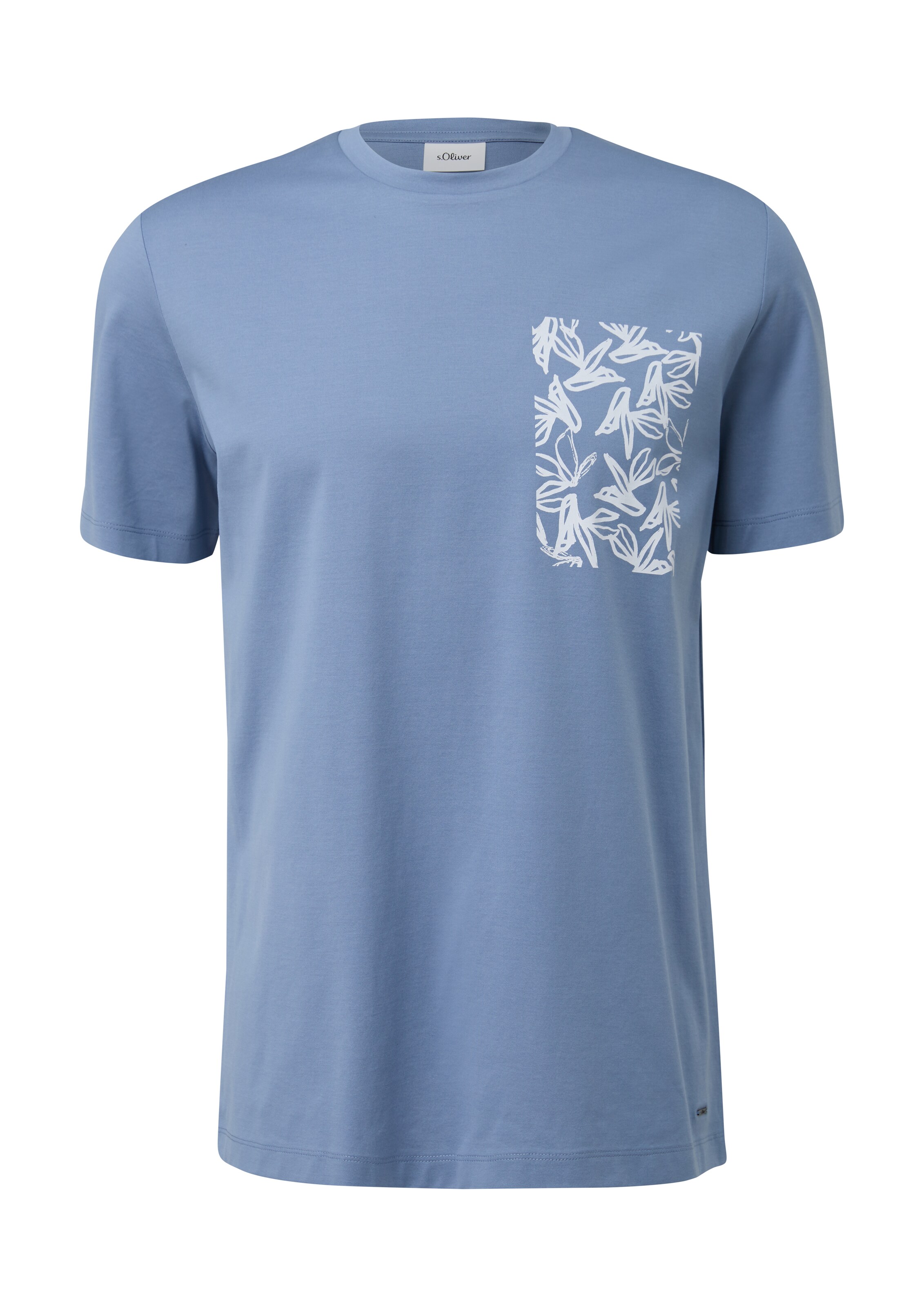 s.Oliver BLACK LABEL T-Shirt in Blau: Vorderseite