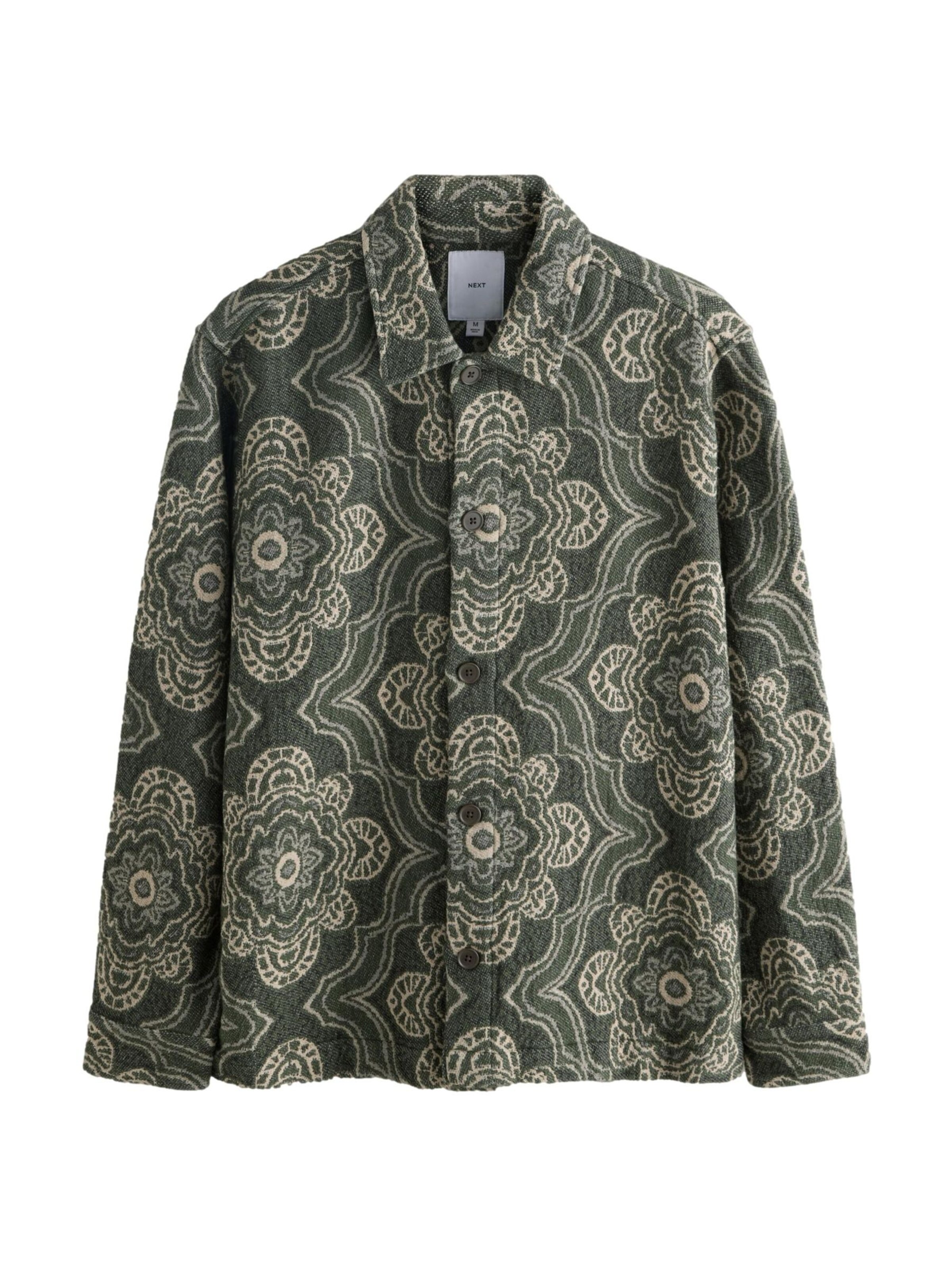 Next Средняя посадка Демисезонная куртка в Зеленый: спереди