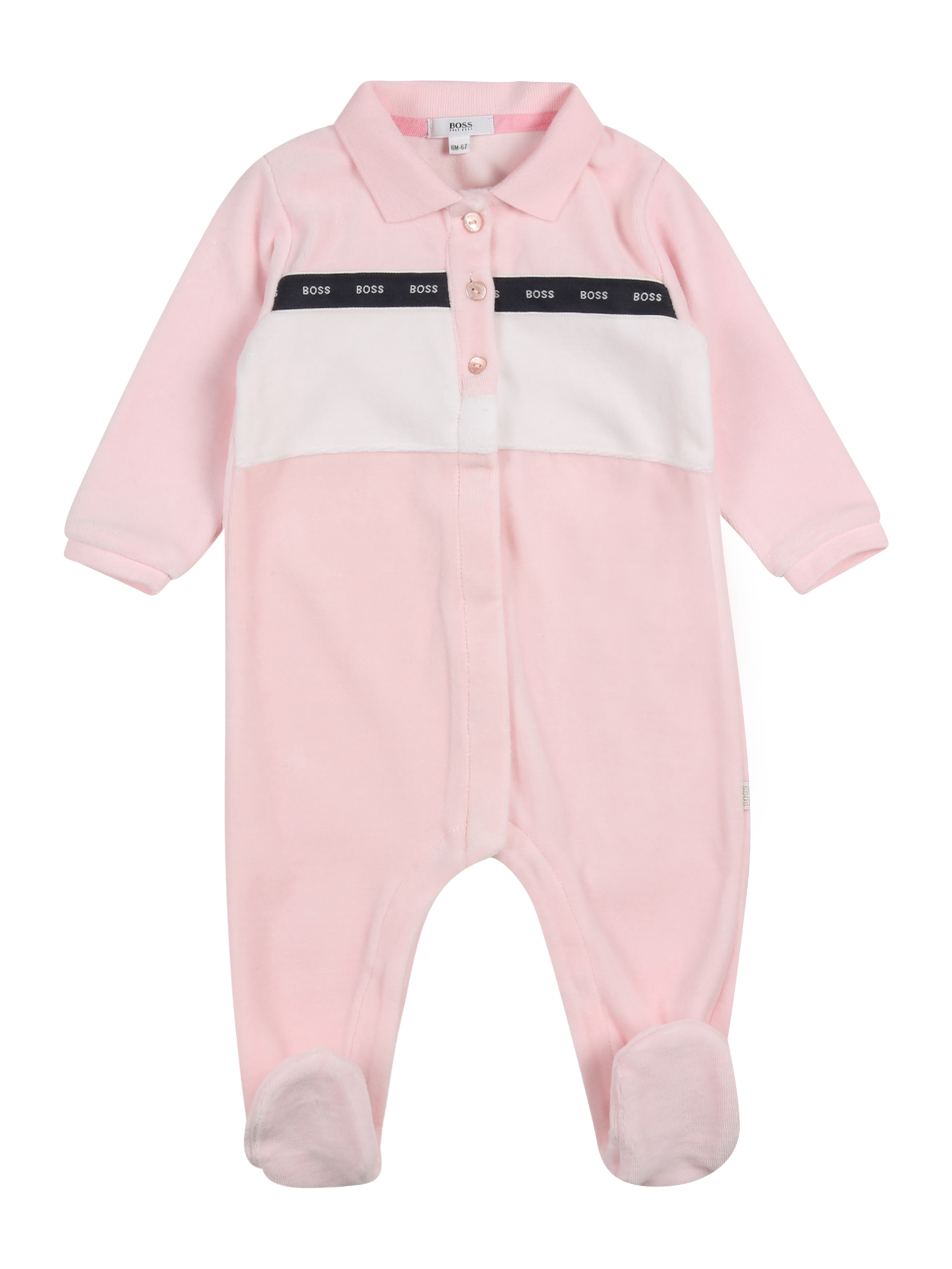 SNqmF Dzieci BOSS Kidswear Piżama w kolorze Różowy Pudrowym 