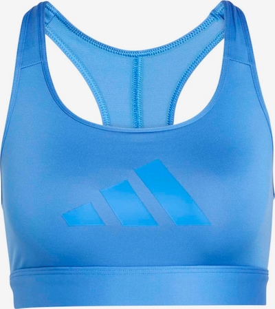 ADIDAS PERFORMANCE Sportski grudnjak 'POWER REACT' u azur / kraljevsko plava, Pregled proizvoda