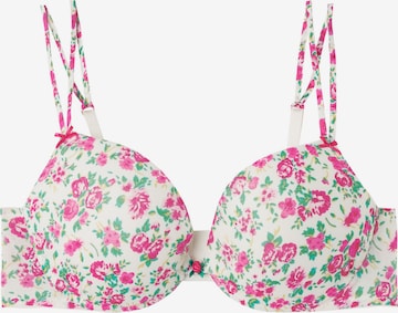 INTIMISSIMI Push-up Bra 'SIMONA LIFE IS A FLOWER' in Mixed colors: front