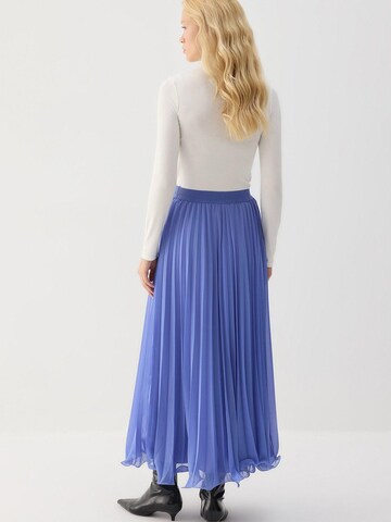 Touché Privé Skirt 'Pleated Chiffon Skirt' in Purple