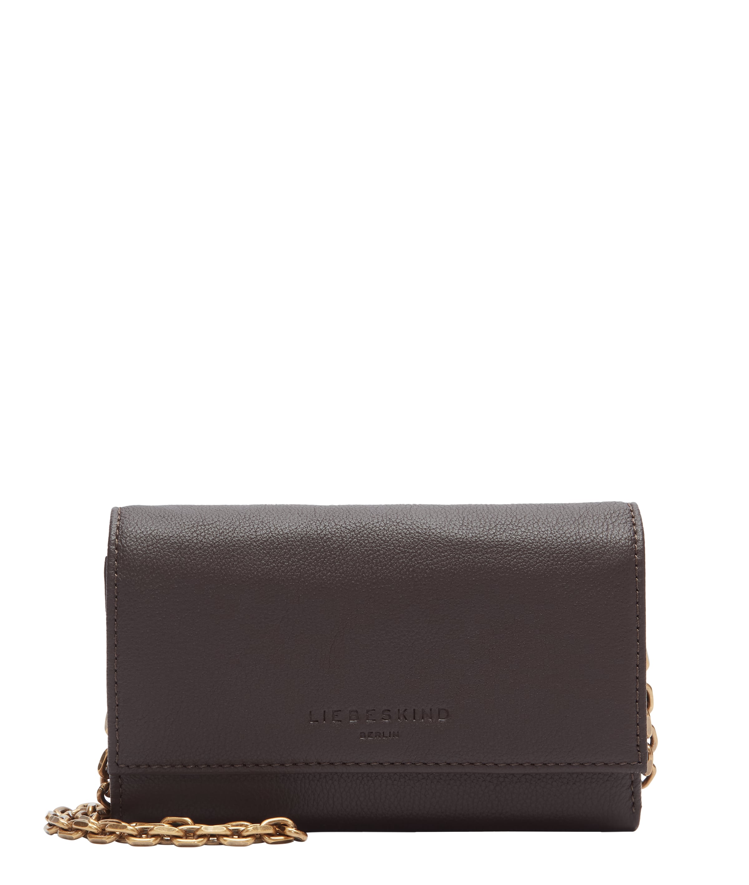 Liebeskind Berlin Clutch 'Malia' in Brown: front