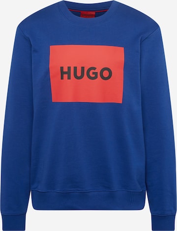 HUGO Red - Sweatshirt 'Duragol' em azul: frente