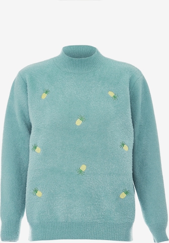 Poomi Sweater in Green: front
