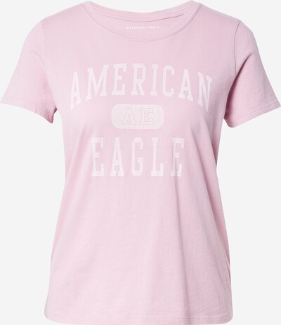 American Eagle Тениска в светлолилаво / бяло, Преглед на продукта