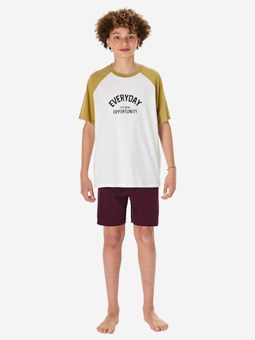 Pyjama ' Teens Nightwear ' SCHIESSER en vert : devant