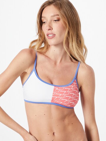 zils Tommy Hilfiger Underwear Bezvīļu Bikini augšdaļa: no priekšpuses