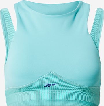 Reebok - Top desportivo 'Les Mills' em azul: frente