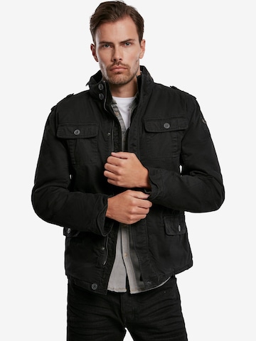 Brandit Between-Season Jacket in Black: front