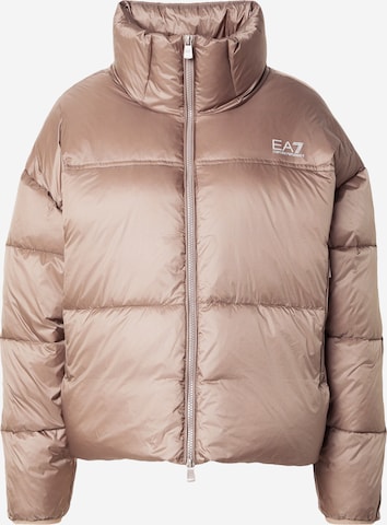 Veste d’hiver EA7 Emporio Armani en gris : devant