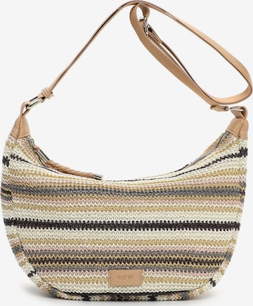 Borsa a spalla ' E&N Bayonne RUE 09 ' di Emily & Noah in beige: frontale