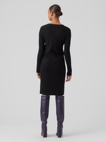 VERO MODA Knitted dress 'BRITANY' in Black