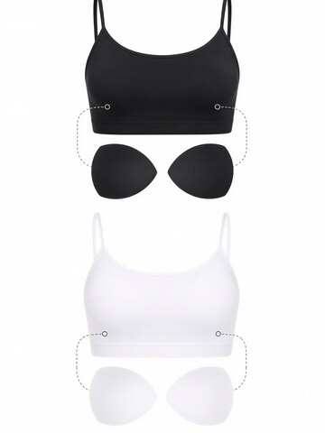 WENOR Bustier Biustonosz sportowy w kolorze mieszane kolory: przód