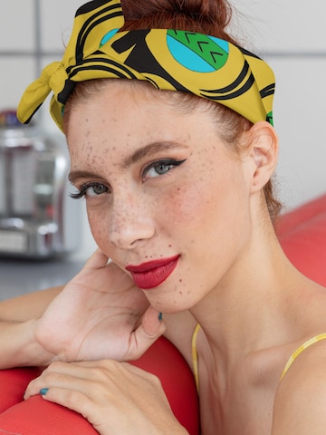 Foulard di AFROZAN in giallo: frontale