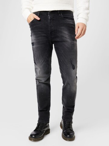 Elias Rumelis Regular Jeans 'ZAVEN' in Zwart: voorkant