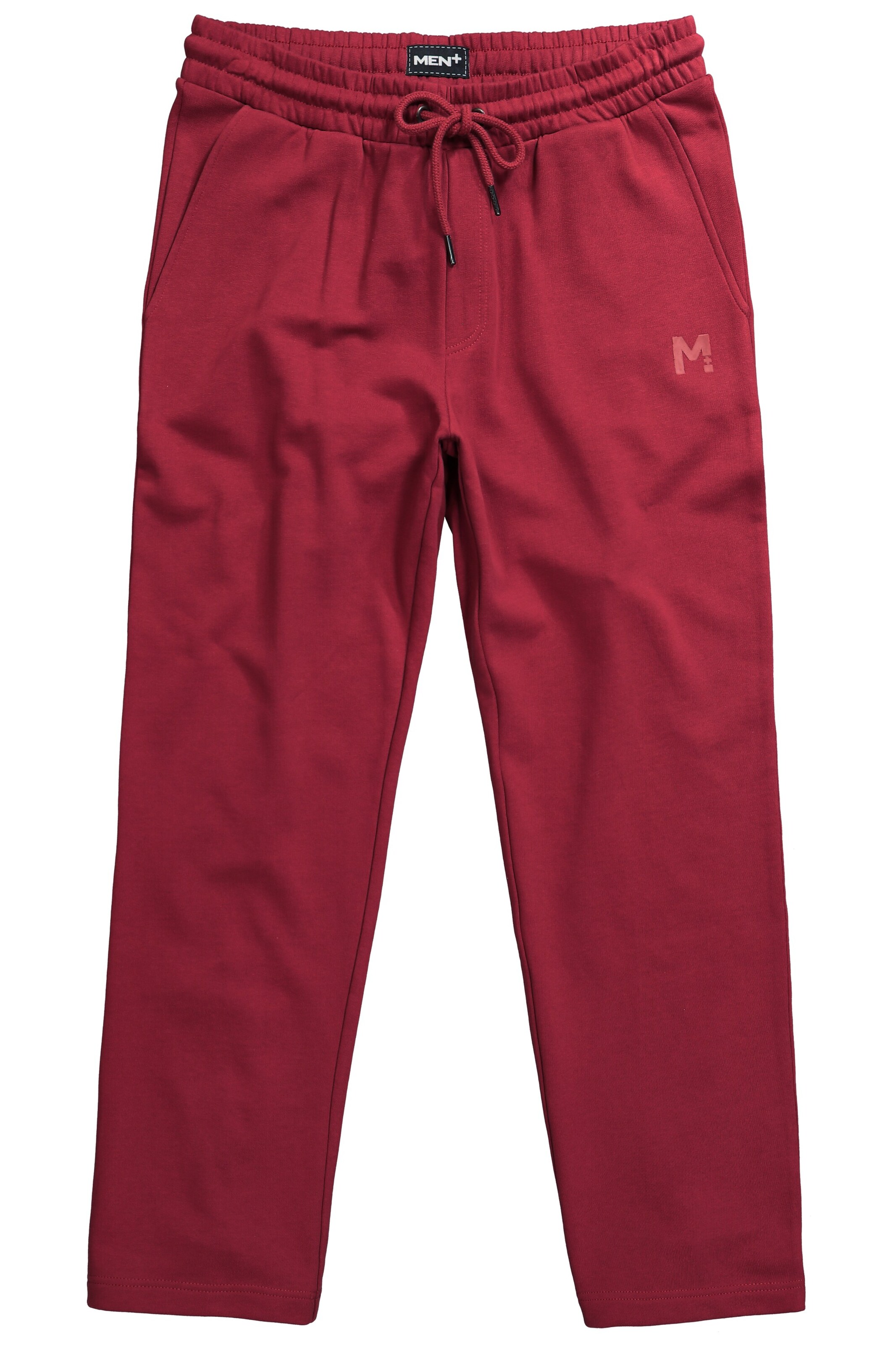 Men Plus Sweathose in Rot: Vorderseite