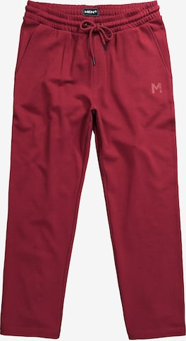 Men Plus Sweathose in Rot: Vorderseite