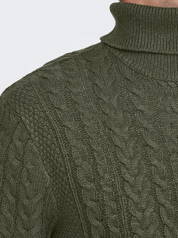 Only & Sons - Jersey 'FLETCHER' en verde