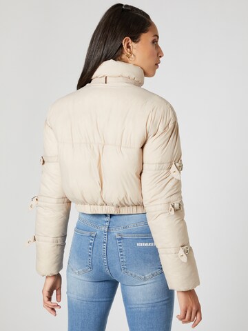 Hoermanseder x About You - Chaqueta de invierno 'Hetty' en beige