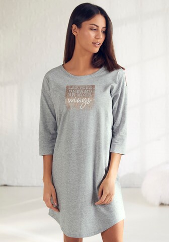 VIVANCE Nightgown in Grey: front