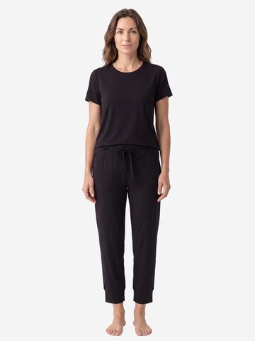 SCHIESSER Pyjama 'Mix & Relax' in Zwart