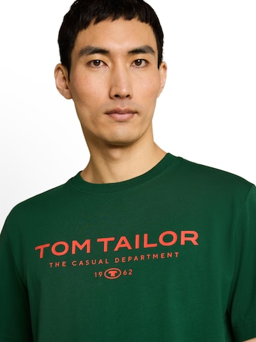 TOM TAILOR Koszulka w kolorze zielony