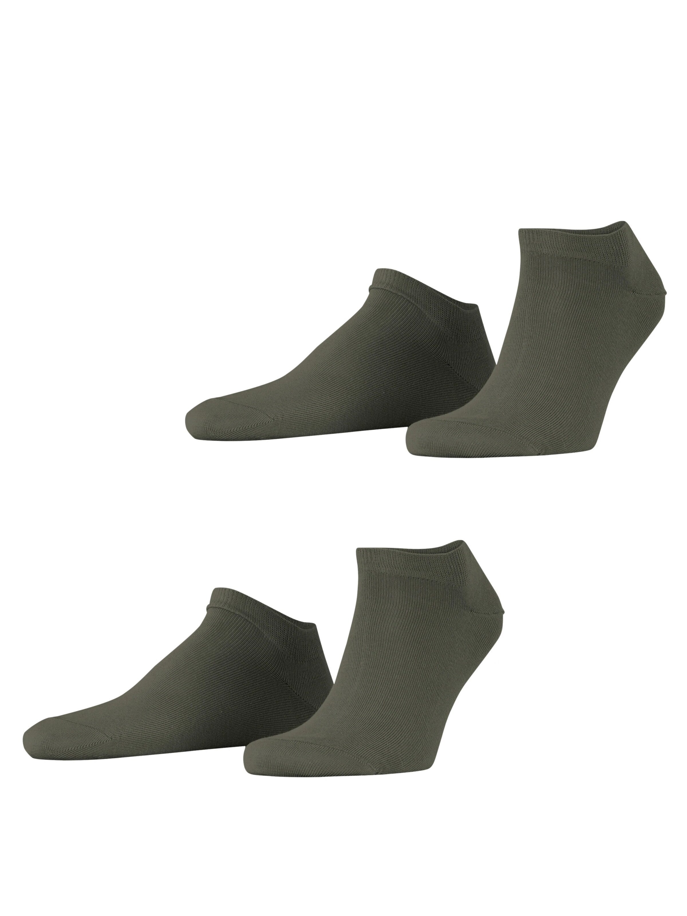 ESPRIT Füßlinge 'Basic Uni 2-Pack'‌‌‌‌‌‌‌‌ in Grün: Vorderseite