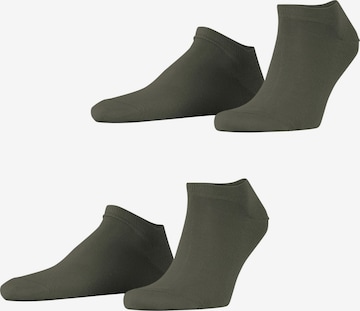 ESPRIT Füßlinge 'Basic Uni 2-Pack' in Grün: Vorderseite
