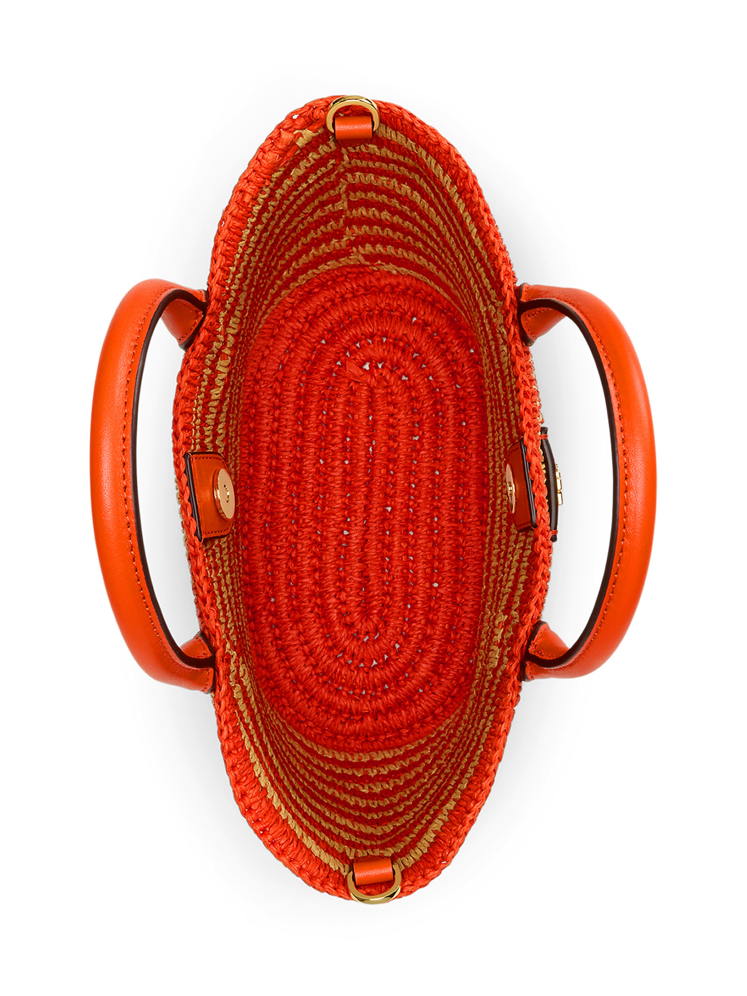 Lauren Ralph Lauren "Чанта тип ""Shopper""" 'BRIE' в оранжево