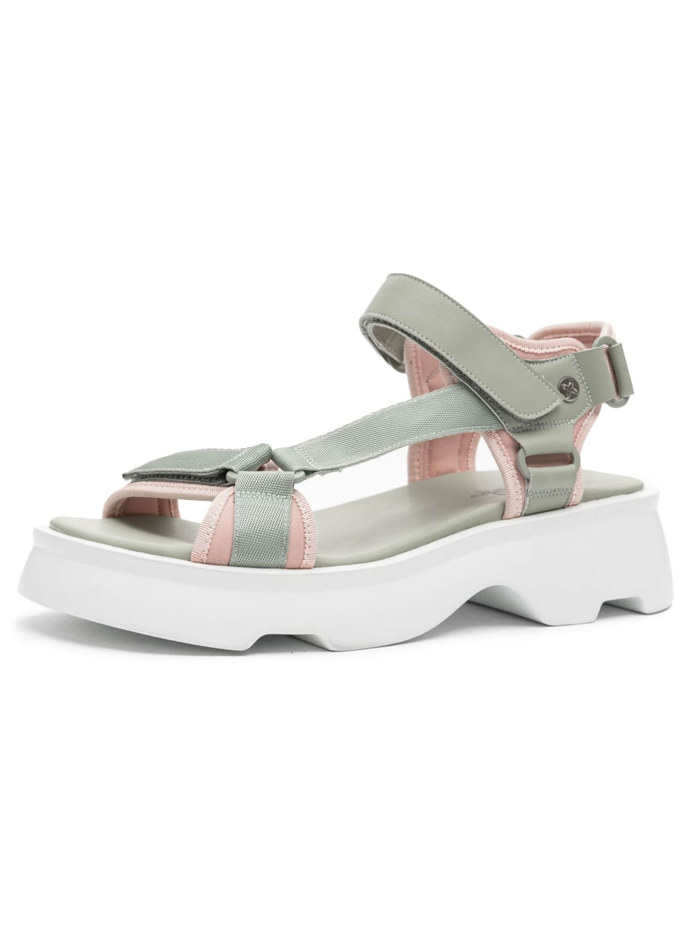 Maciejka Strap Sandals 'K7433-29/00-7' in Yellow: front