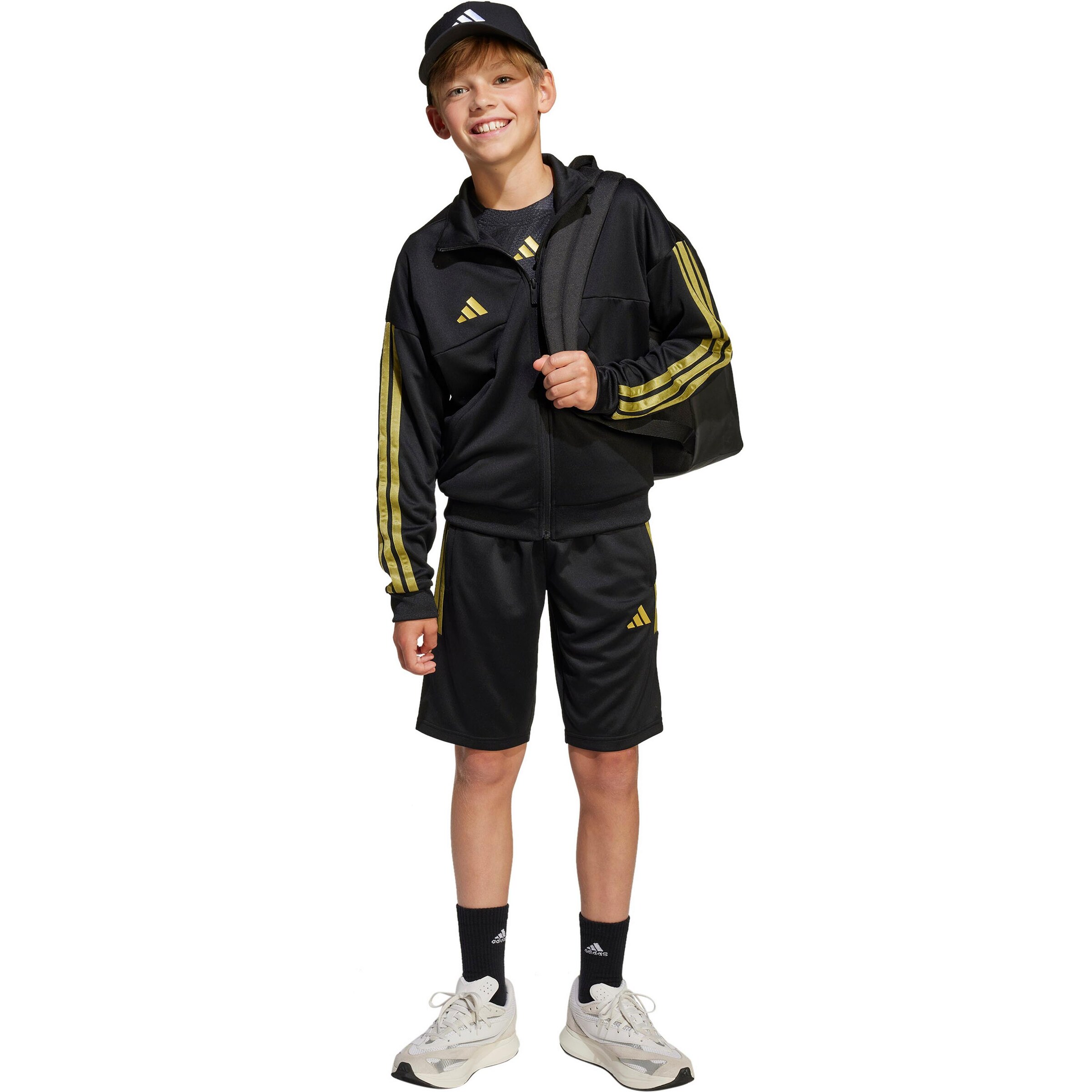 ADIDAS PERFORMANCE Athletic Jacket 'Hot Cof' in Black