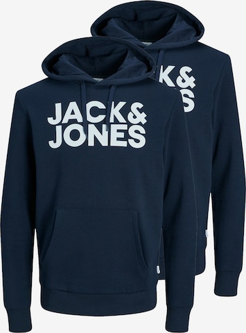 JACK & JONES Sweatshirt 'Corp' in Blue: front