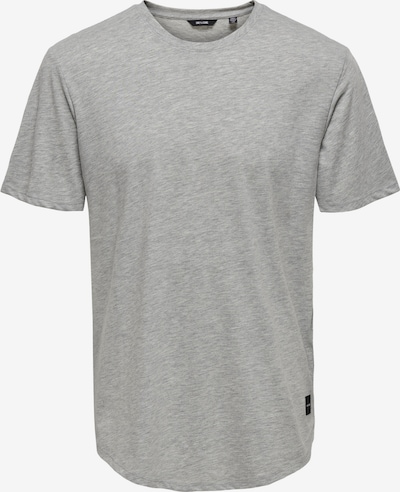 Only & Sons Bluser & t-shirts 'Matt' i grå-meleret, Produktvisning