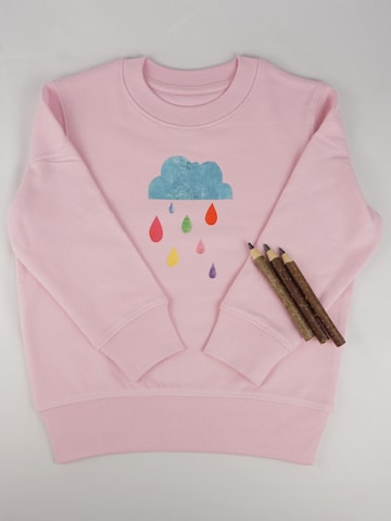 MelaDi Sweatshirt 'Regenwolke' in Pink