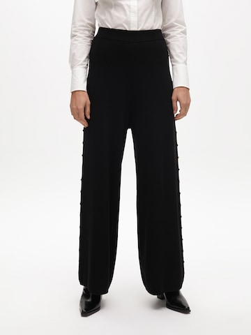 Wide leg Pantaloni di Lola Casademunt in nero: frontale