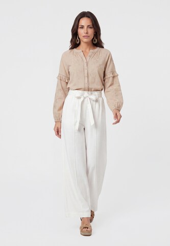 usha FESTIVAL Wide leg Broek in Wit